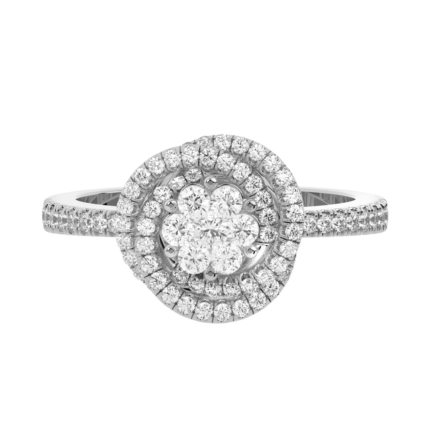 Fleur Halo Ring