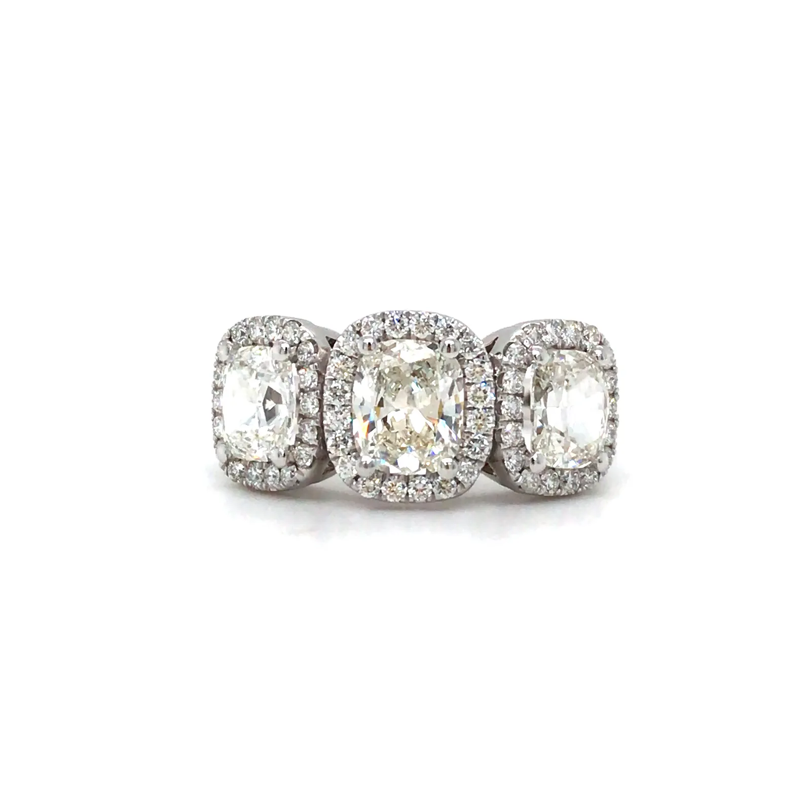 Trilogy Cushion Ring