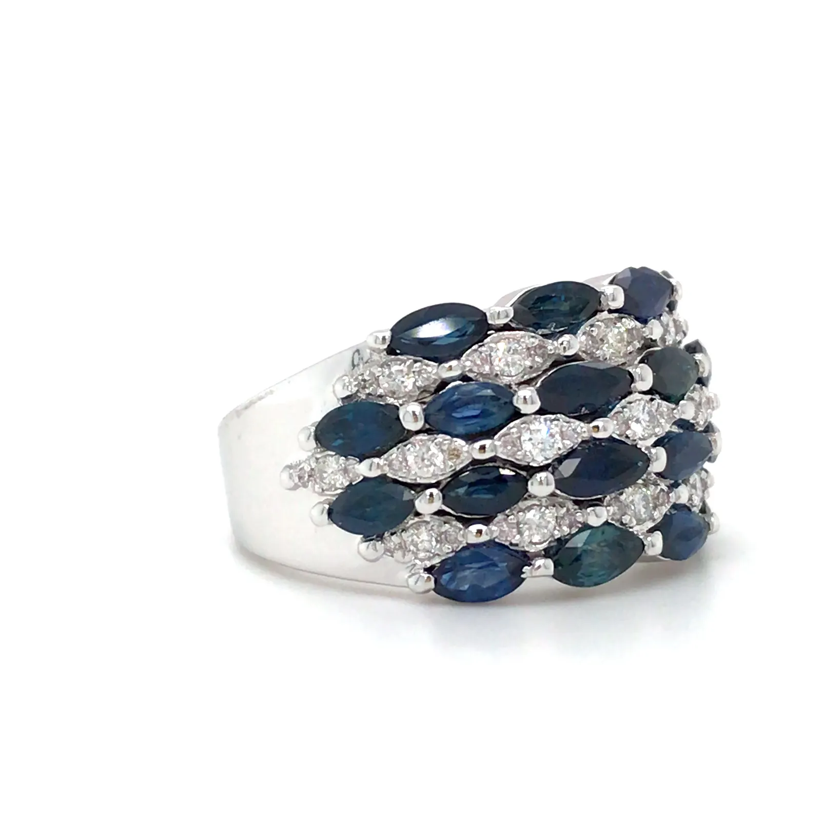 Riviera Sapphire Band — view 2
